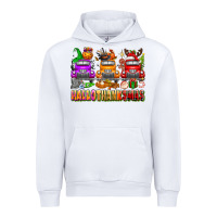 White Hallothanksmas trucks Urban Hoodie - texasbilliewilder