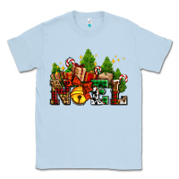 Dusty Blue western noel Christmas gifts Classic Tee - AdoDesignShop