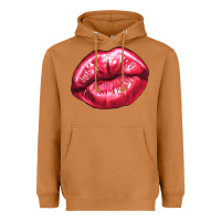 Meerkat lips mark Heavyweight Hoodie - NancyCooperArtShop