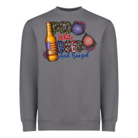 Storm red white beer and boozed Heavyweight Sweatshirt - CowhideDigitalArt