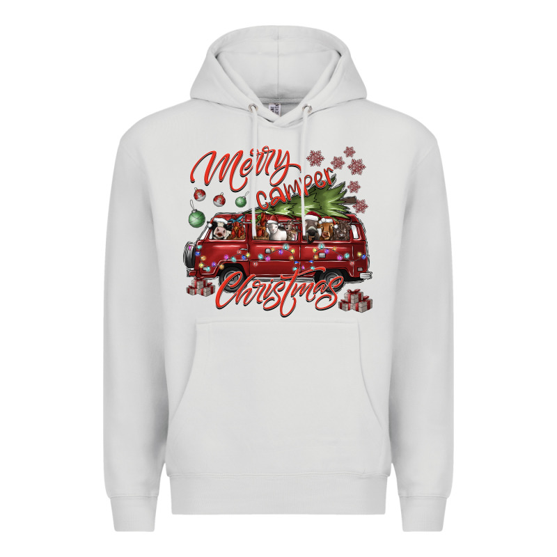 Merrycamperchristmas Premium Hoodie by SublimationCraftShop | Teevron
