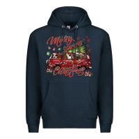 Navy merrycamperchristmas Premium Hoodie - SublimationCraftShop