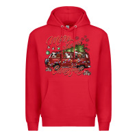 Red merrycamperchristmas Premium Hoodie - SublimationCraftShop