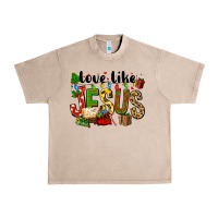 French Oak Christmas love like jesus Urban Heavy Tee - FaDigitalArtStudio