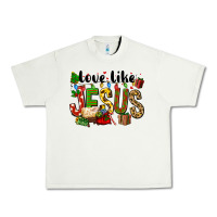 Pistachio Christmas love like jesus Urban Heavy Tee - FaDigitalArtStudio