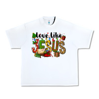 White Christmas love like jesus Urban Heavy Tee - FaDigitalArtStudio