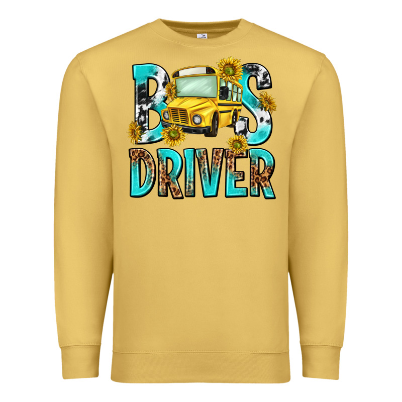 Bus Driver Premium Sweatshirt by NancyCooperArtShop | Teevron