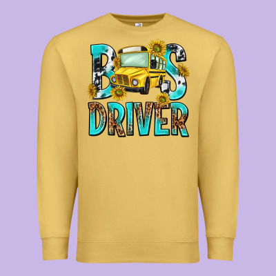 Bus Driver Premium Sweatshirt Designed By Nancycooperartshop