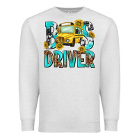 Oatmeal Heather bus driver Premium Sweatshirt - NancyCooperArtShop