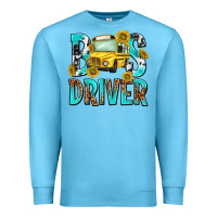 Ocean Blue bus driver Premium Sweatshirt - NancyCooperArtShop
