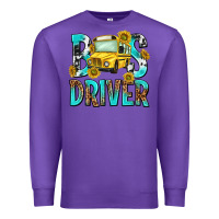 Purple bus driver Premium Sweatshirt - NancyCooperArtShop