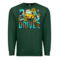 Sports Green bus driver Premium Sweatshirt - NancyCooperArtShop