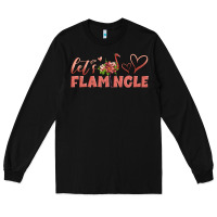 Black let's flamingle Long Sleeve Tee - Artiststas