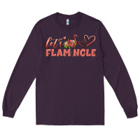 Plum let's flamingle Long Sleeve Tee - Artiststas
