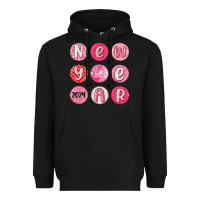 Black new year 2024 Heavyweight Hoodie - MaliasSmallBusiness