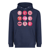 Navy new year 2024 Heavyweight Hoodie - MaliasSmallBusiness