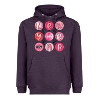 Plum new year 2024 Heavyweight Hoodie - MaliasSmallBusiness