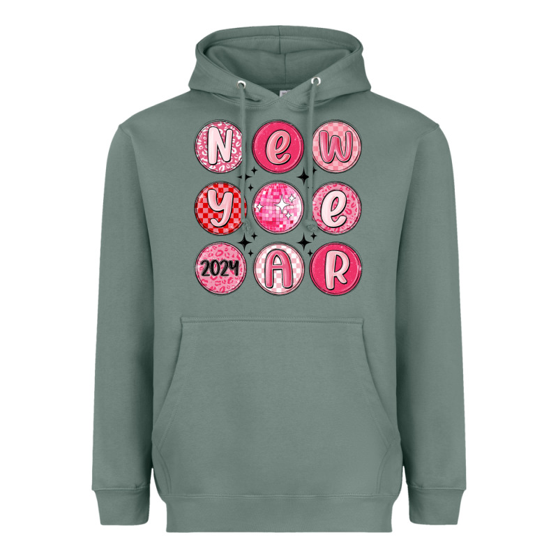 New Year 2024 Heavyweight Hoodie by MaliasSmallBusiness | Teevron
