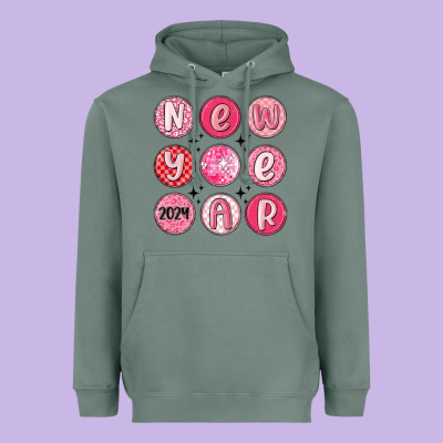 New Year 2024 Heavyweight Hoodie Designed By Maliassmallbusiness