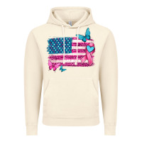 Vintage Artic American flag breast cancer with ribbon Vintage Hoodie - texasbilliewilder