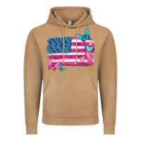 Vintage Camel American flag breast cancer with ribbon Vintage Hoodie - texasbilliewilder