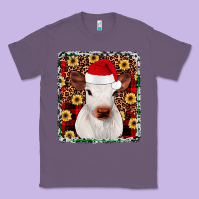 Heifer Christmas Classic Tee Designed By Jahusdesignshop