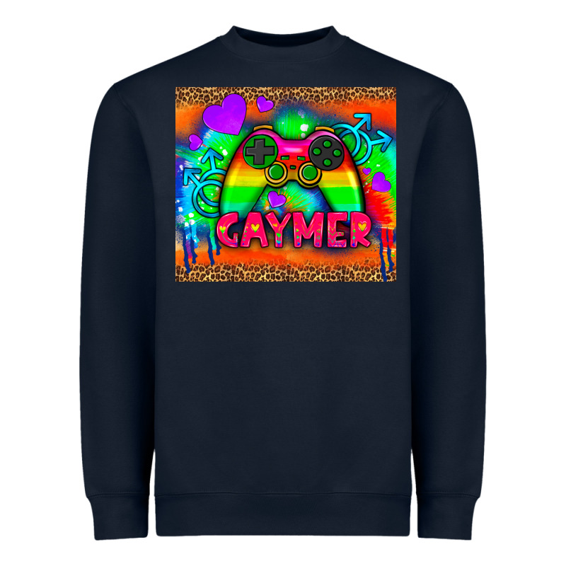 Lgbtq Gaymer And Gender Symbol Tumbler Heavyweight Sweatshirt by HRA Design Shop | Teevron
