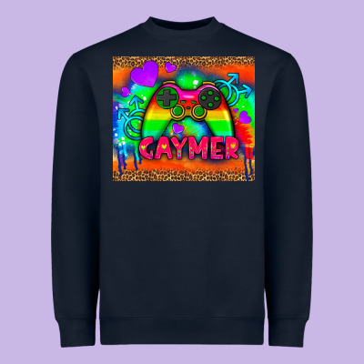 Lgbtq Gaymer And Gender Symbol Tumbler Heavyweight Sweatshirt Designed By Hra Design Shop