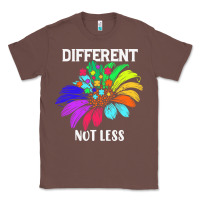 Chestnut Different Not Less Daisy Autism Puzzle Classic Tee - CowhideDigitalArt
