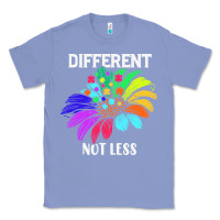 Colony Blue Different Not Less Daisy Autism Puzzle Classic Tee - CowhideDigitalArt