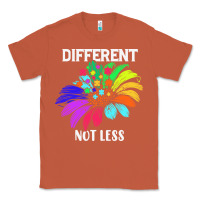 Copper Different Not Less Daisy Autism Puzzle Classic Tee - CowhideDigitalArt