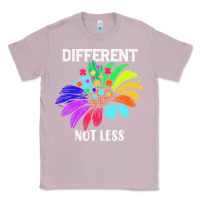 Lilac Different Not Less Daisy Autism Puzzle Classic Tee - CowhideDigitalArt