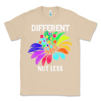 Mushroom Different Not Less Daisy Autism Puzzle Classic Tee - CowhideDigitalArt