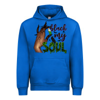 Cobalt Black my soul Urban Hoodie - NancyCooperArtShop