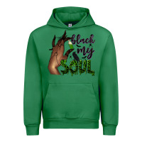 Emerald Black my soul Urban Hoodie - NancyCooperArtShop