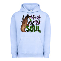 Pigment Grape Ice Black my soul Urban Hoodie - NancyCooperArtShop