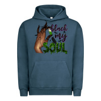 Pigment Midnight Navy Black my soul Urban Hoodie - NancyCooperArtShop