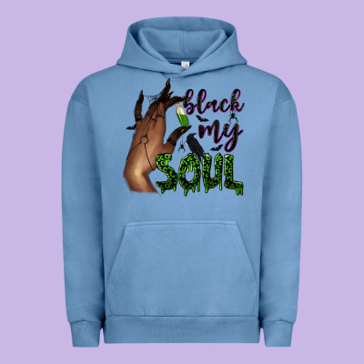 Black My Soul Urban Hoodie Designed By Nancycooperartshop