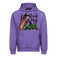 Tulip Black my soul Urban Hoodie - NancyCooperArtShop