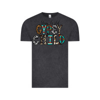 Vintage Black stay wild gypsy child Vintage Tee - CowhideDigitalArt