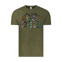 Vintage Olive stay wild gypsy child Vintage Tee - CowhideDigitalArt
