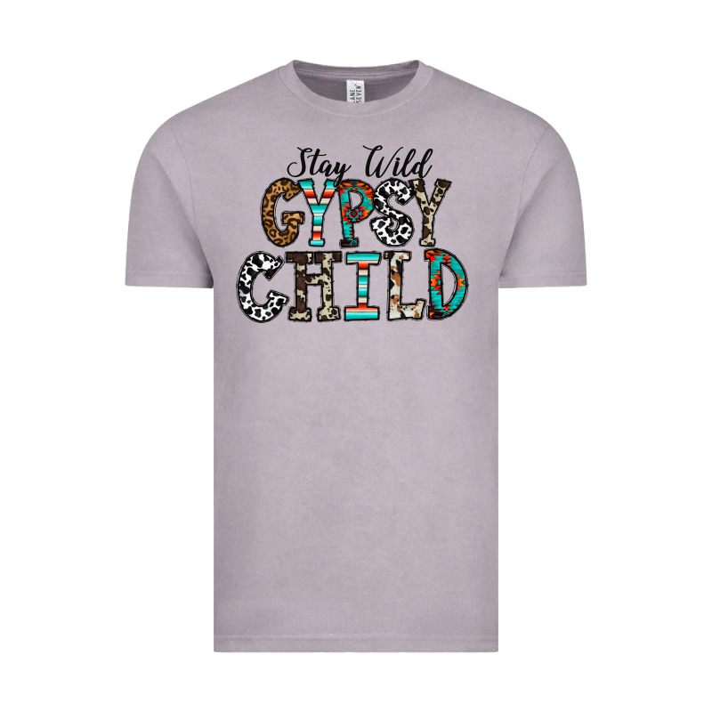 Stay Wild Gypsy Child Vintage Tee by CowhideDigitalArt | Teevron