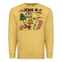 Antique Gold religious christmas Premium Sweatshirt - MaliasSmallBusiness