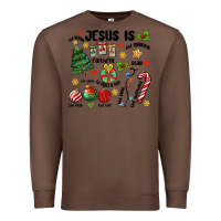 Chestnut religious christmas Premium Sweatshirt - MaliasSmallBusiness