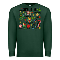Sports Green religious christmas Premium Sweatshirt - MaliasSmallBusiness