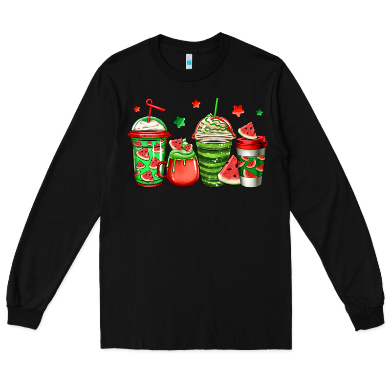 Watermelon Coffee Long Sleeve Tee by Jasminsmagicworld | Teevron