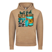 Vintage Coffee but first coffee Vintage Hoodie - Zillion Design Studio