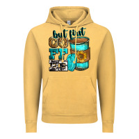 Vintage Mustard but first coffee Vintage Hoodie - Zillion Design Studio