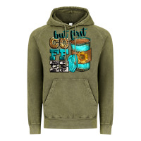 Vintage Olive but first coffee Vintage Hoodie - Zillion Design Studio