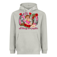 Moon Dust with god all things are possible Heavyweight Hoodie - NancyCooperArtShop